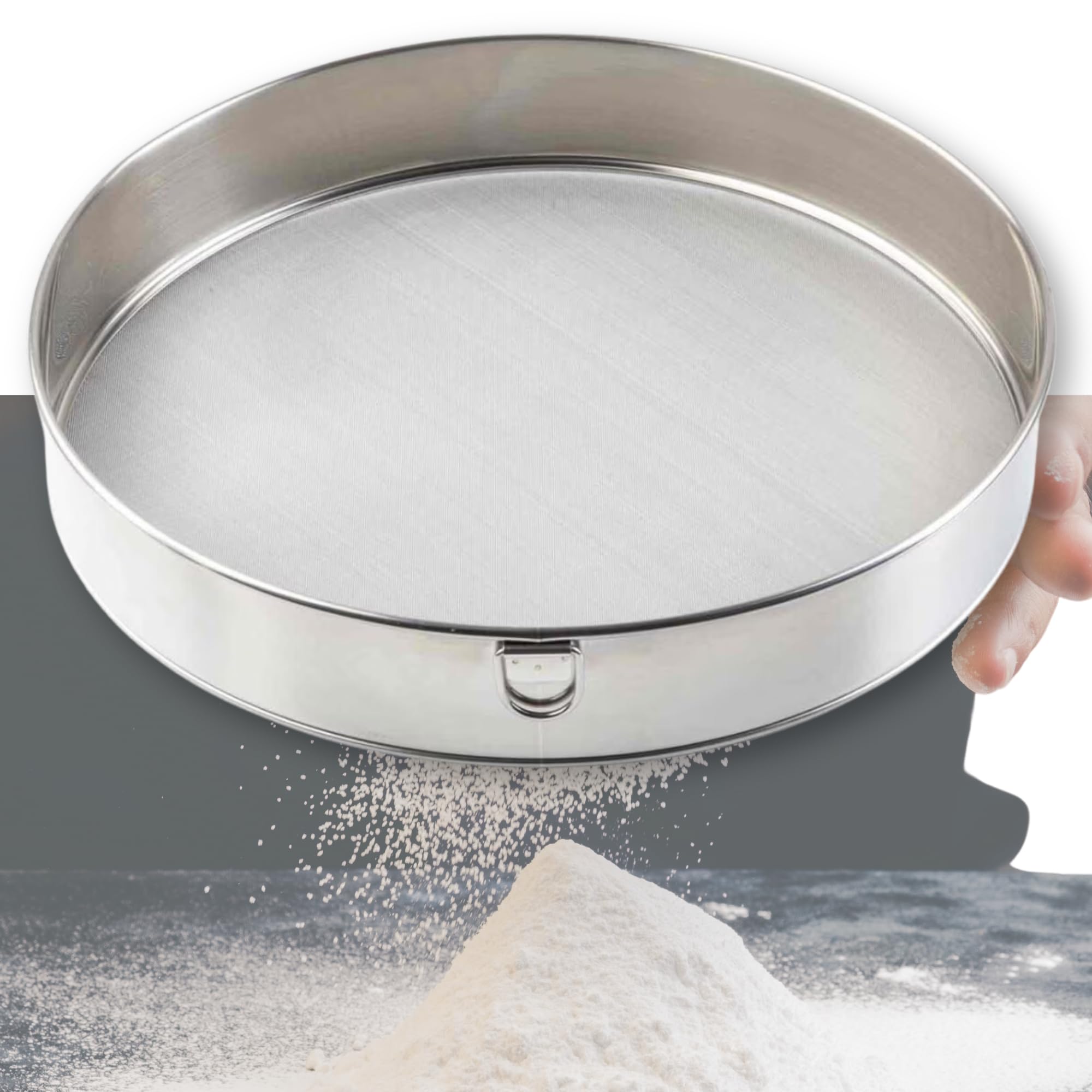 Tablecraft colador de malla fina de 10 pulgadas para verter caldo o salsas