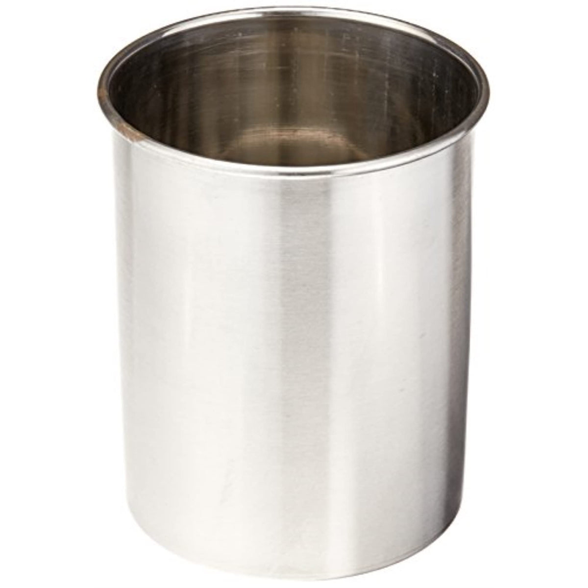 TableCraft porta-utensilios en acero inoxidable con acabado cepillado, ideal para mantener utensilios a mano.