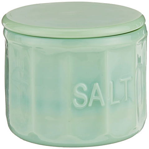 Tablecraft salero con tapa Jadeite Verde para un toque elegante en la mesa.