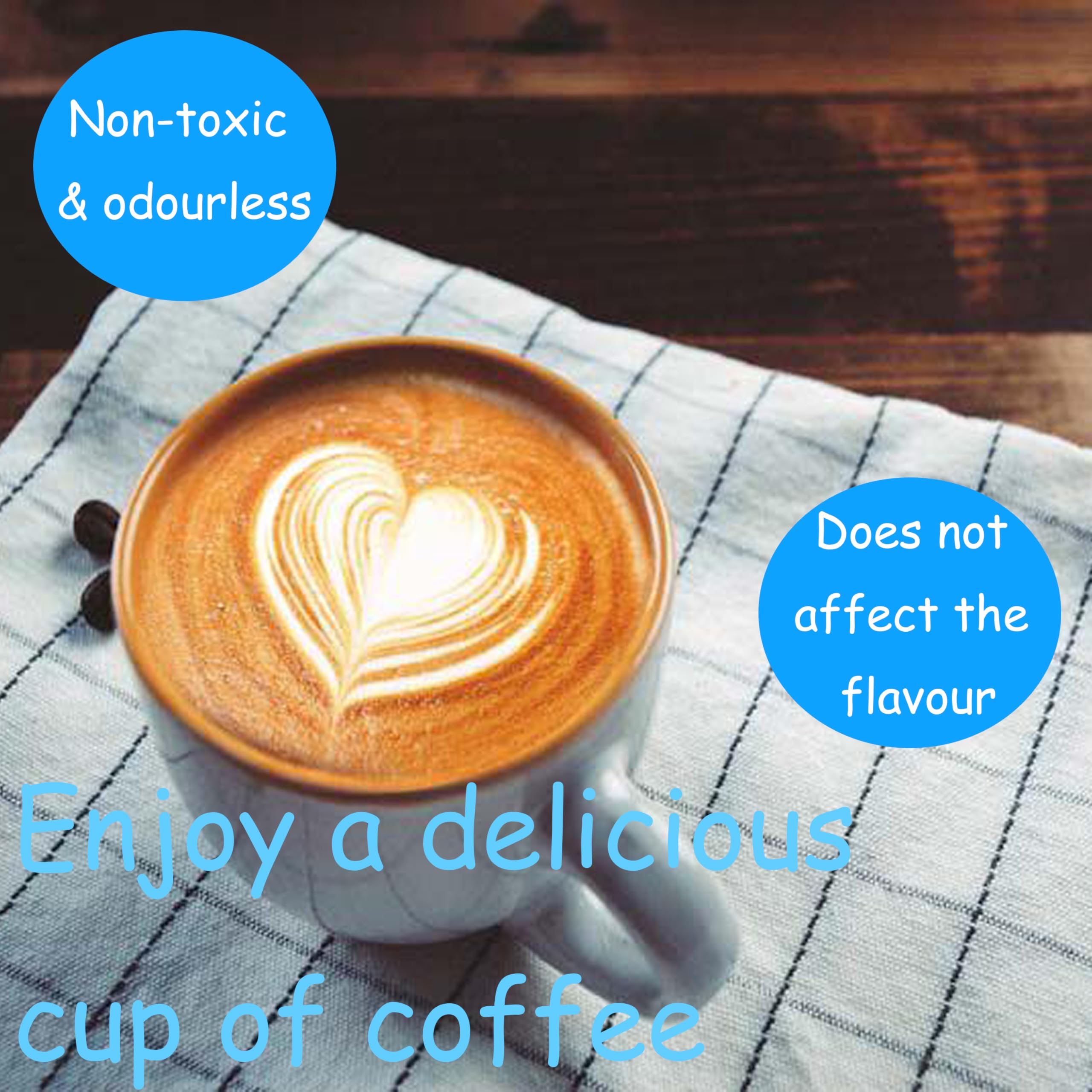 Tabletas limpieza espresso olores neutros que no alteran el sabor