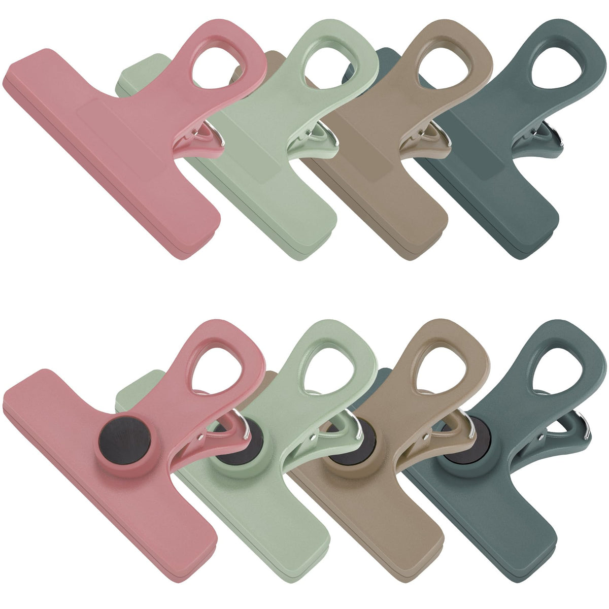 TACGEA clip imantado para bolsas con cierre hermético para conservar alimentos.