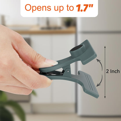 TACGEA clip con dientes de goma para un agarre anti deslizante en bolsas.
