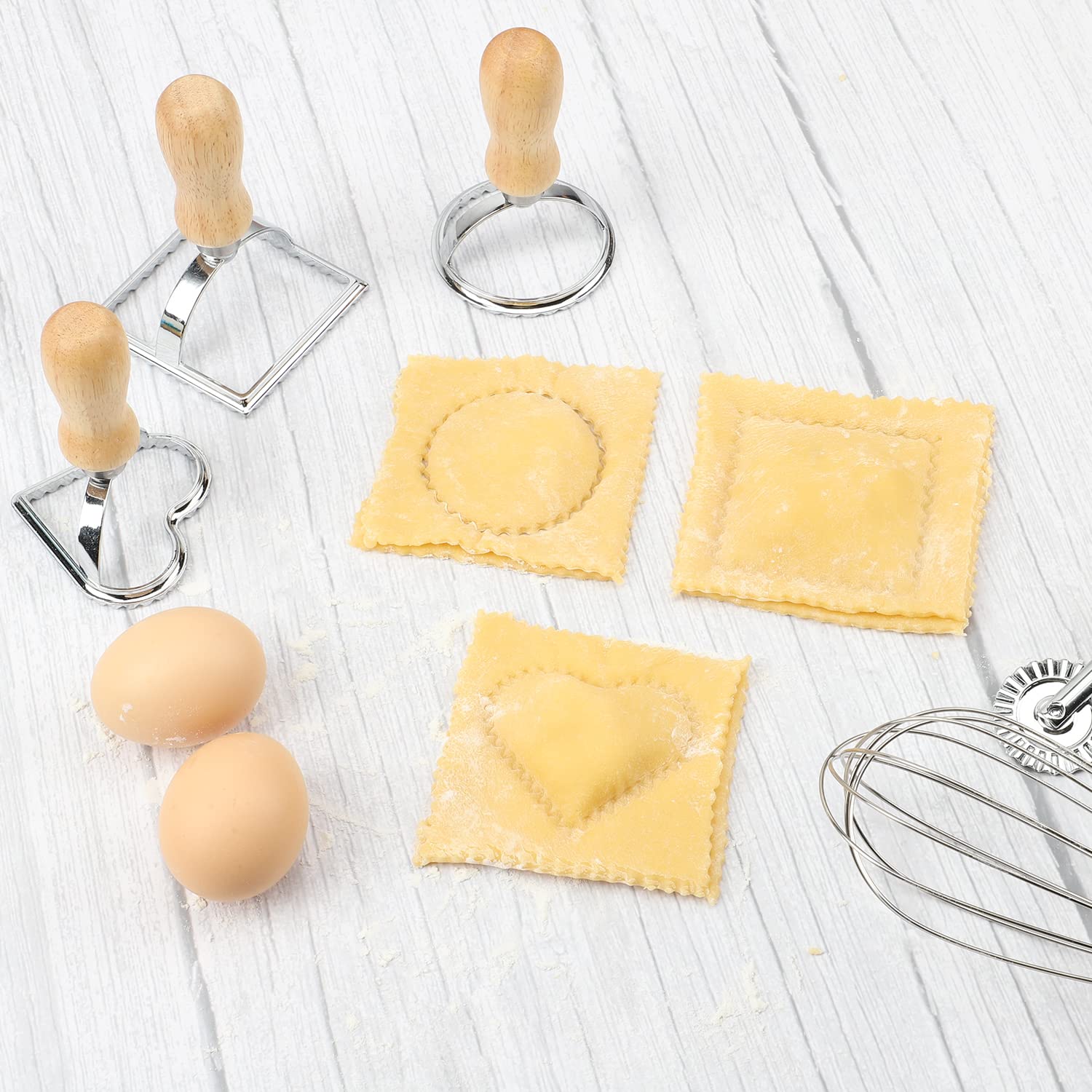 TACGEA ravioli terminados en forma perfecta para servir en casa.