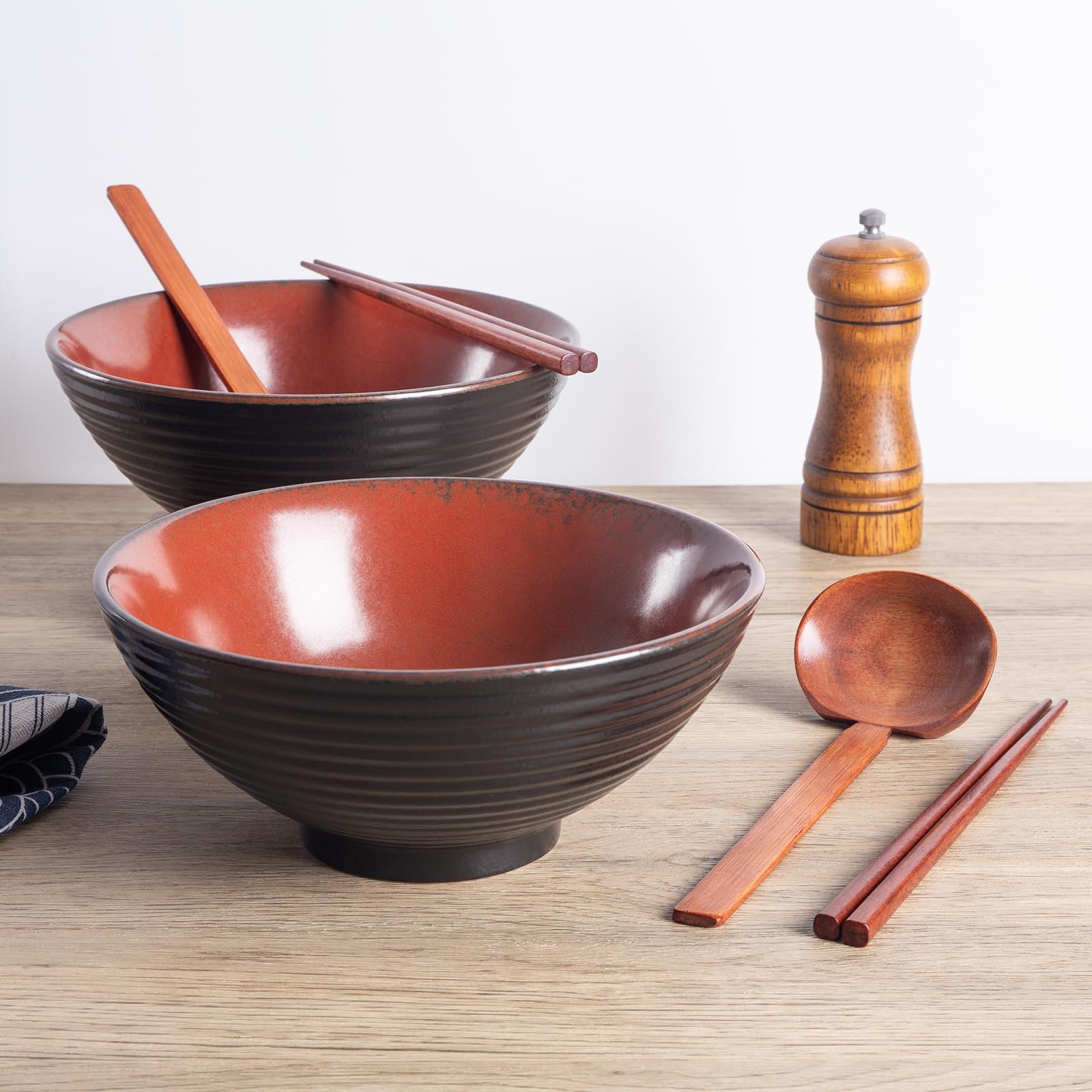 Tacuhy palillos ramen cerámicos, elegantes y duraderos.