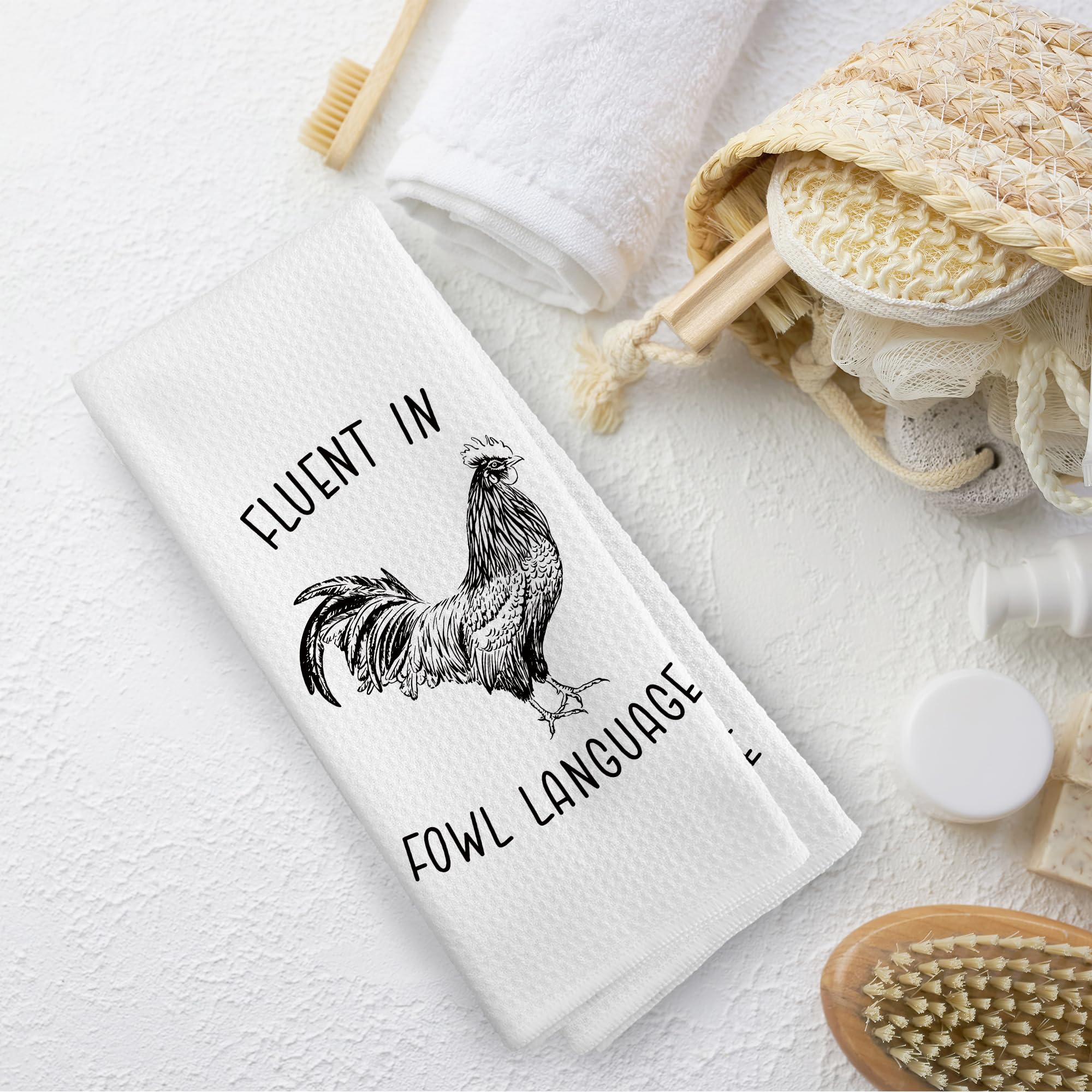 TAEDIN: motivo de gallos, perfecta para aficionados a la cocina.