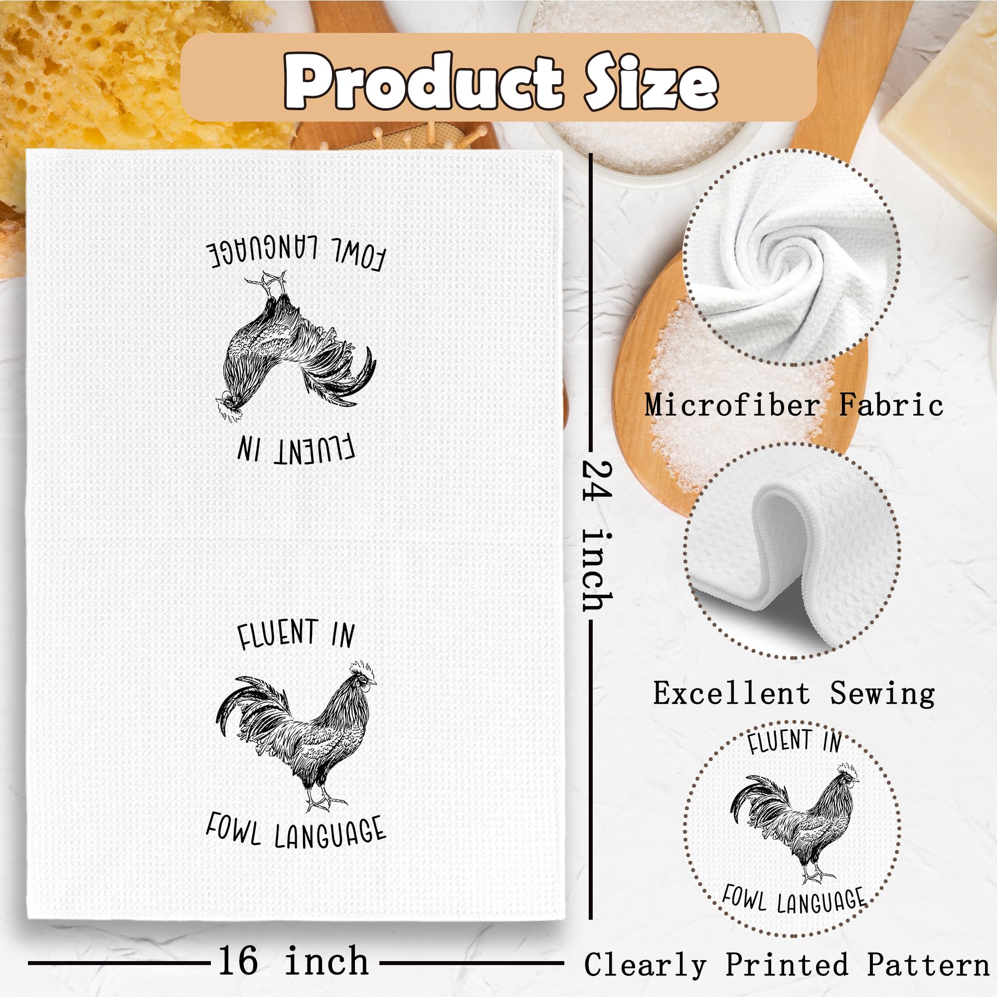 Toalla decorativa TAEDIN, adecuada para baño y cocina, resistente al aceite.