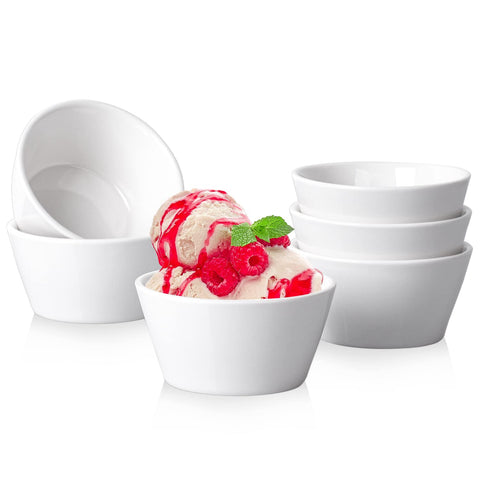 Taeochiy tazones de porcelana 8 onzas, aptos para hornear.