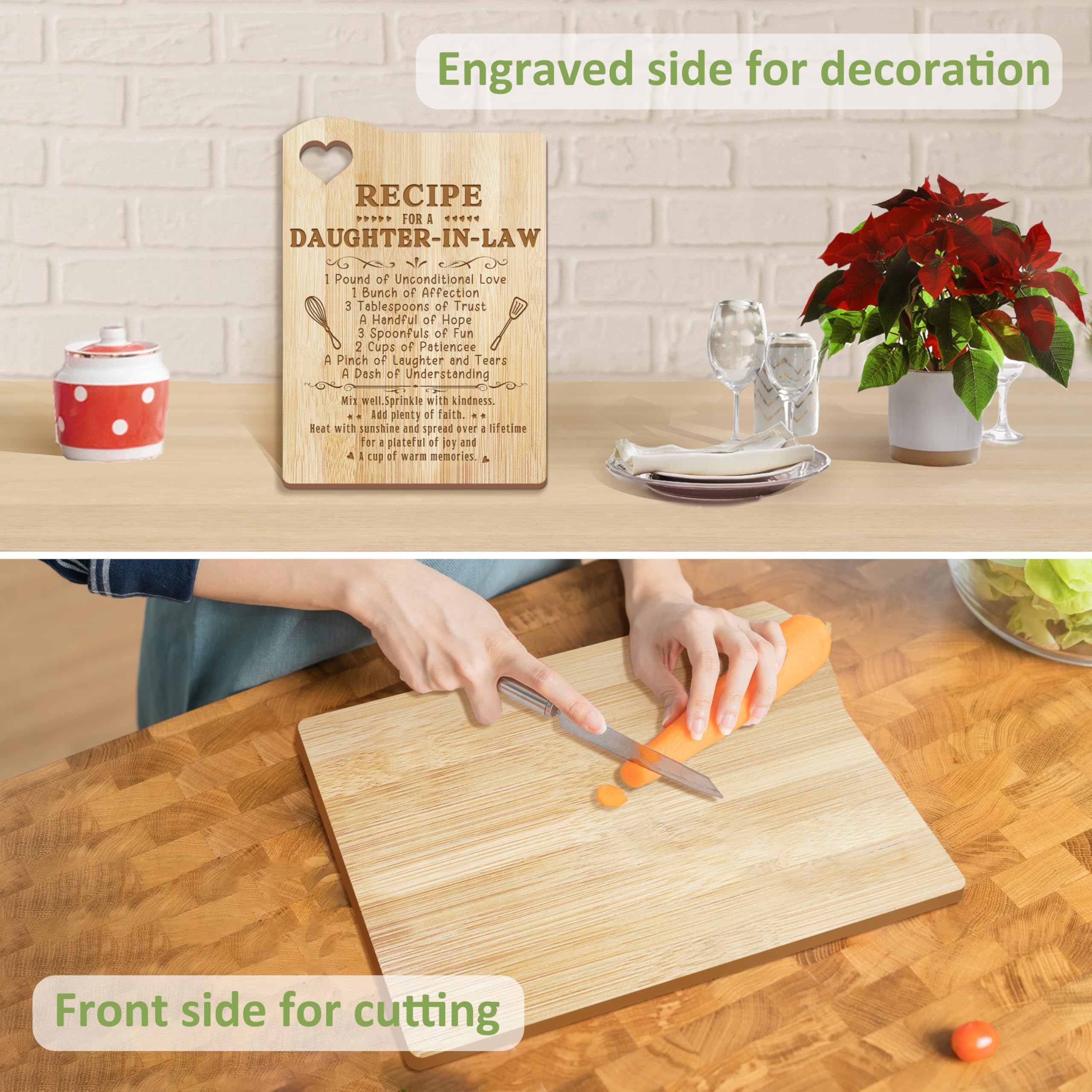 Taesun bandeja de madera decorativa, perfecta para servir