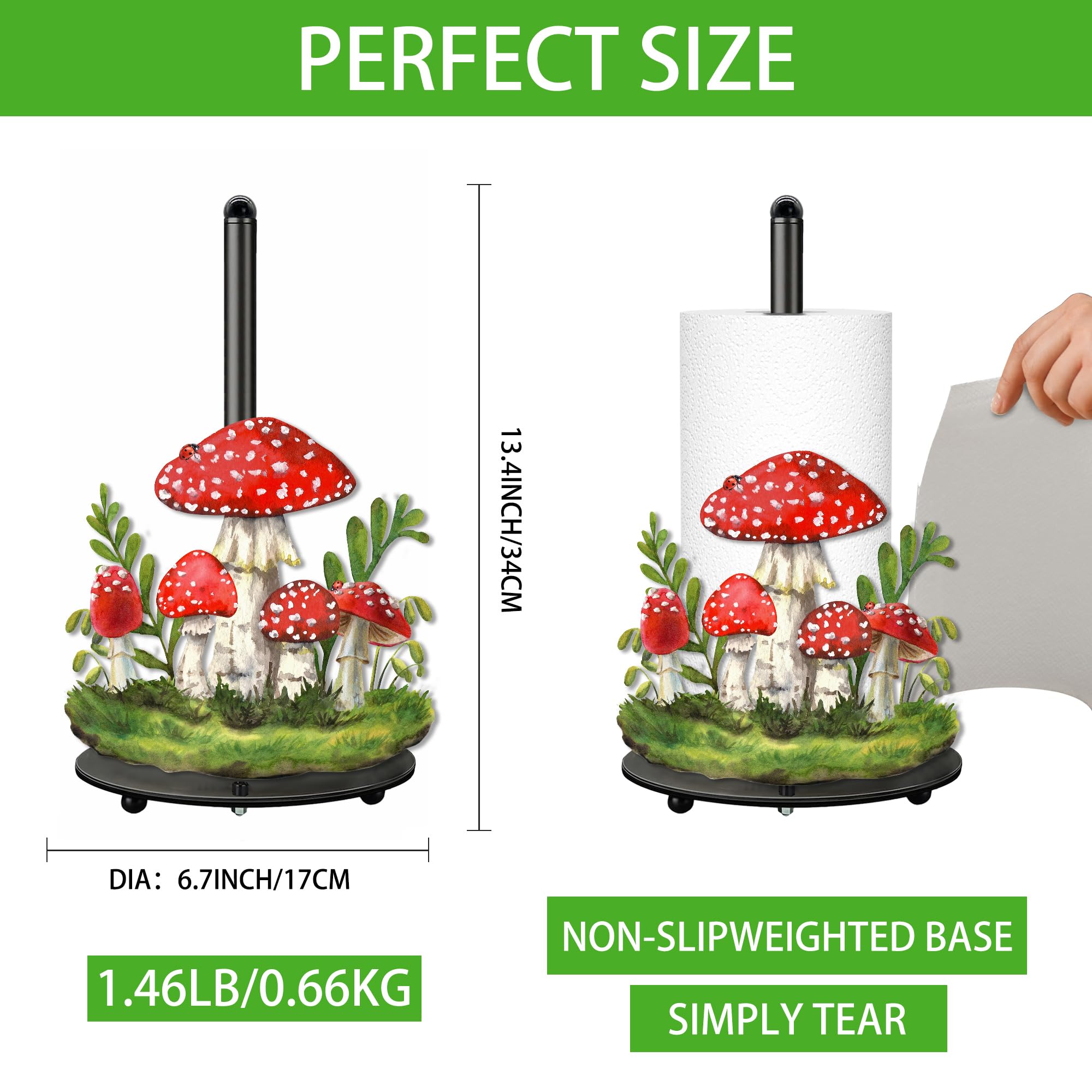 Taesun diseño hongo decorativo ideal para cocina y comedor