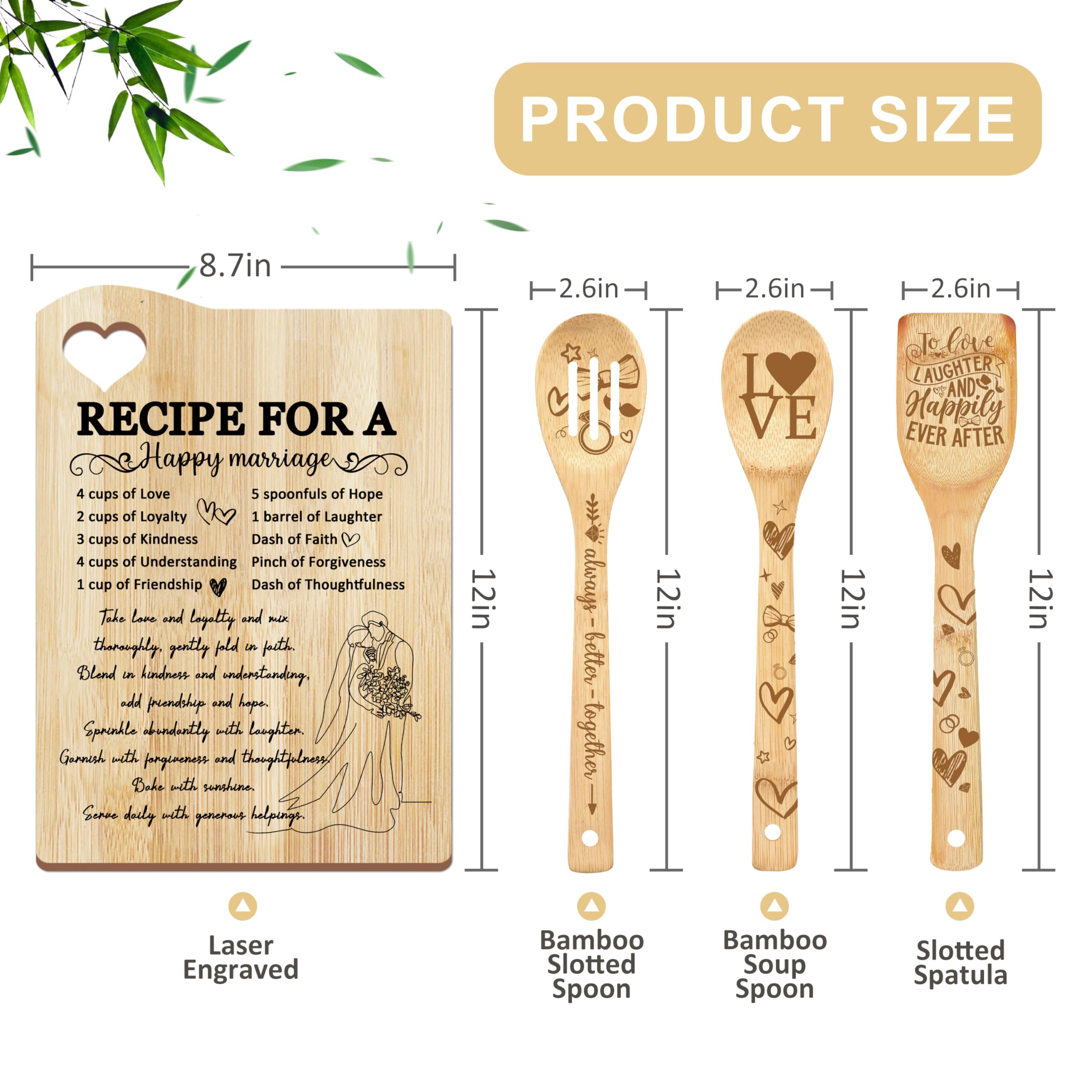 Taesun set de utensilios de madera, perfecto para cocinar y presentar