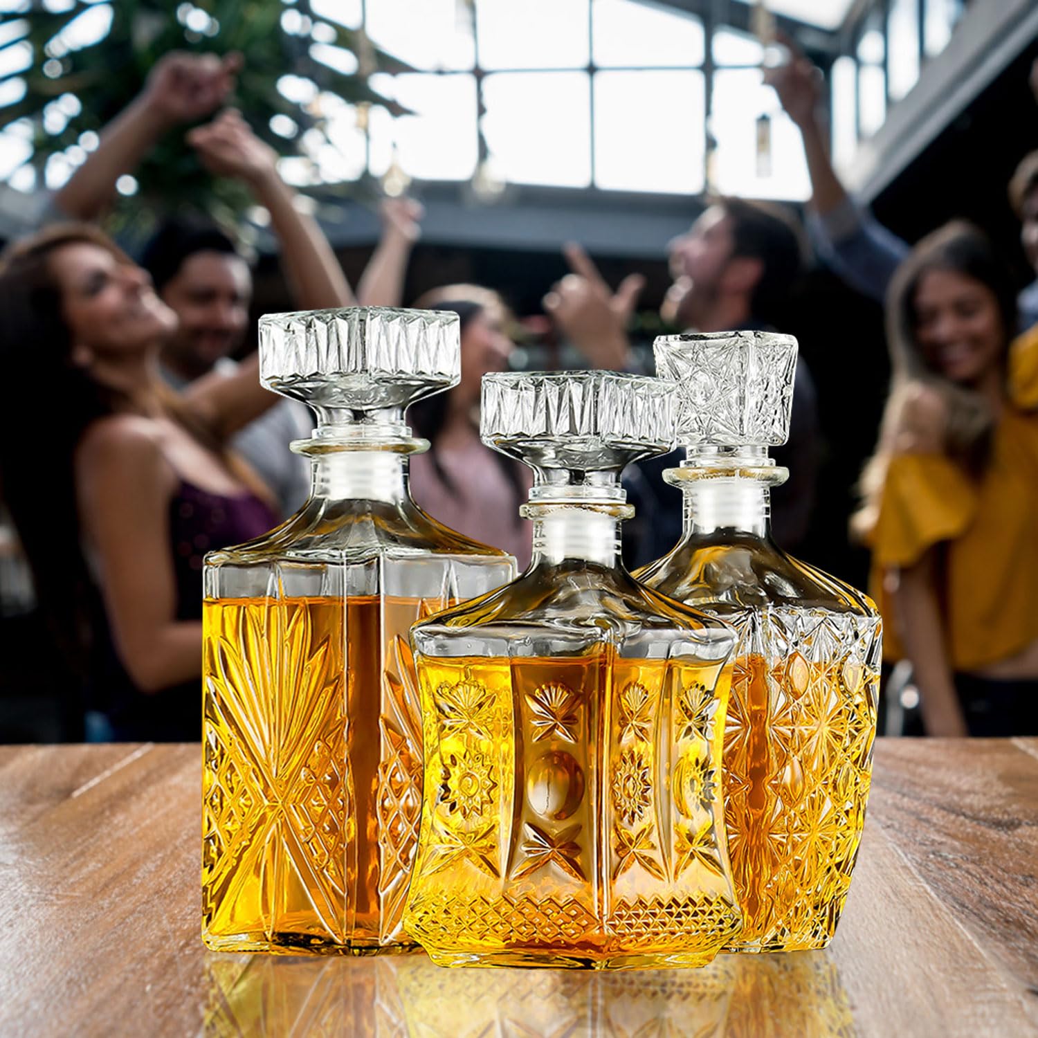 Taeyonk regalo para hombres decantador de whisky para sorprender