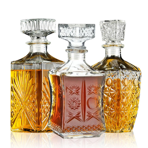Taeyonk set de decantadores de whisky tres estilos para realzar la degustación en casa