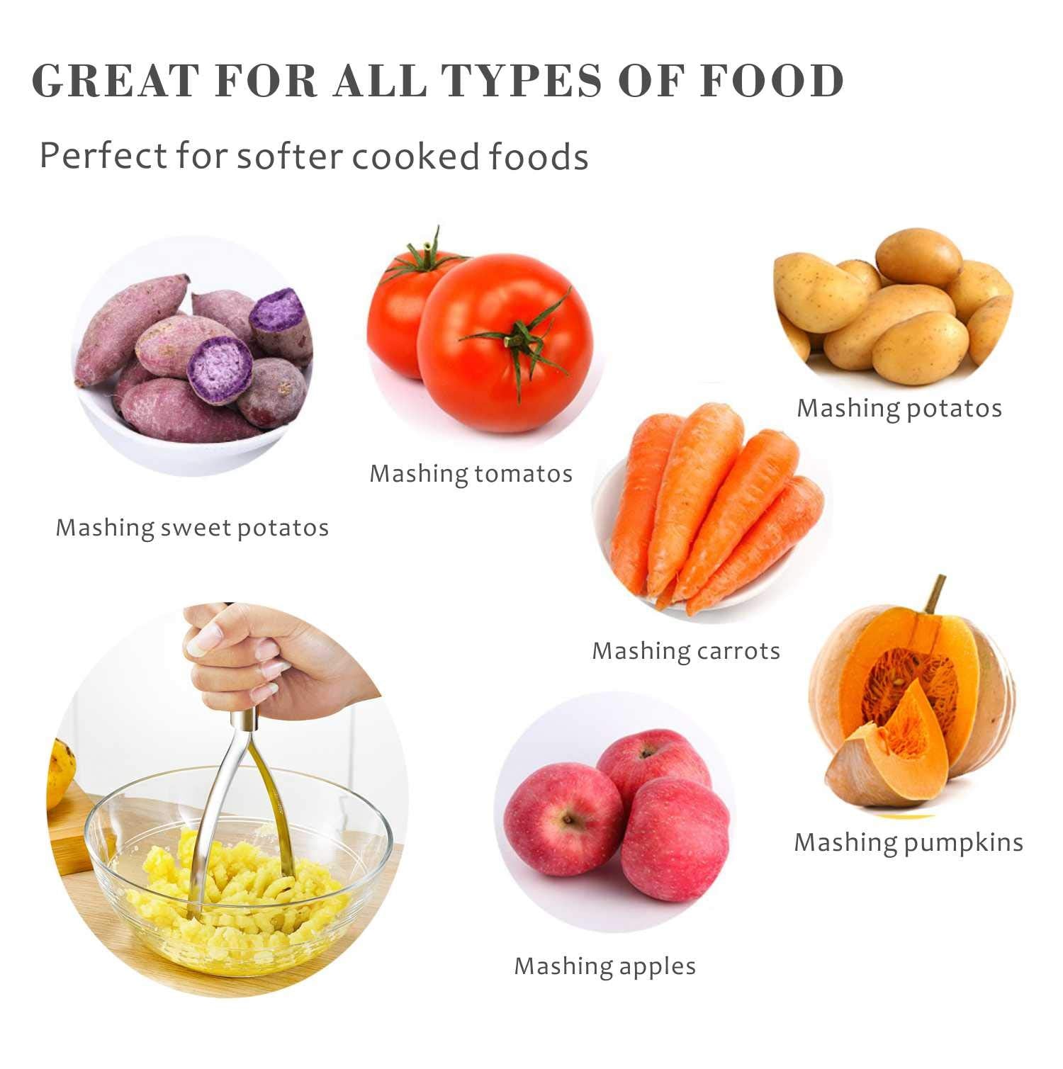 Tafond uso multifuncional para puré, ensaladas y verduras.