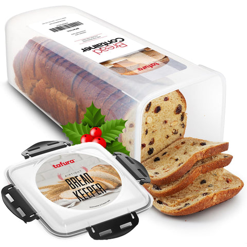Tafura panera con tapa hermética mantiene el pan fresco por más tiempo