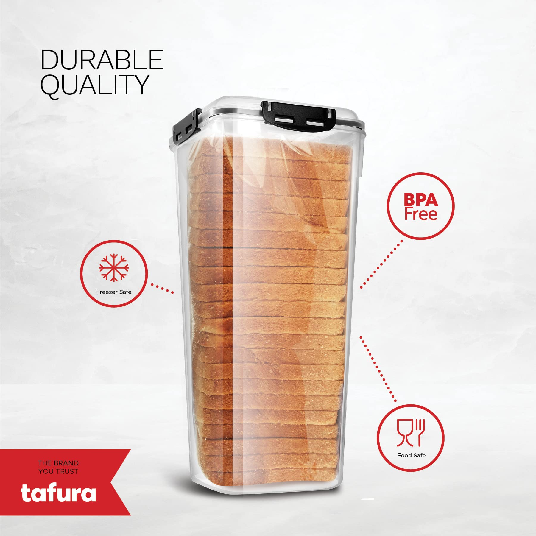Tafura tapa hermética con silicona garantiza sellado y aroma duradero.