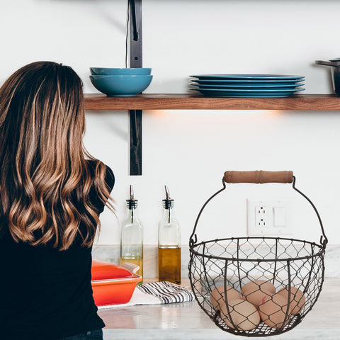 TAIANLE diseño rústico añade encanto vintage en el mostrador de la cocina