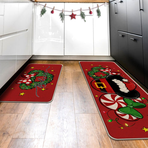 Tailus alfombra Navidad Bordes Duraderos 17x47, borde reforzado y fácil de cuidar.