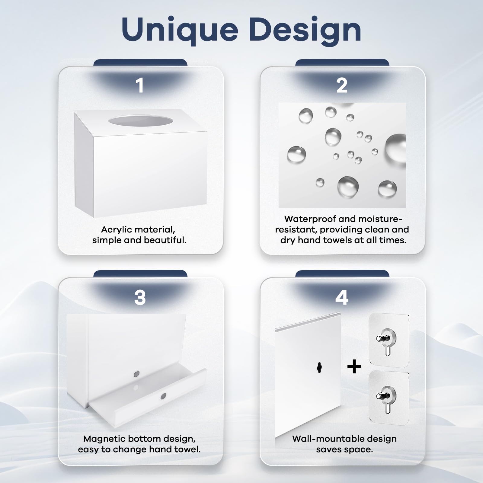 TAINESS diseño magnético inferior facilita cambiar la caja.