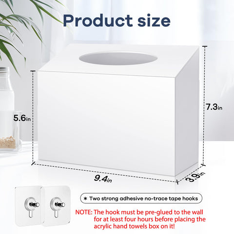 TAINESS dispensador para Kleenex desechables, ideal en escritorio o baño.