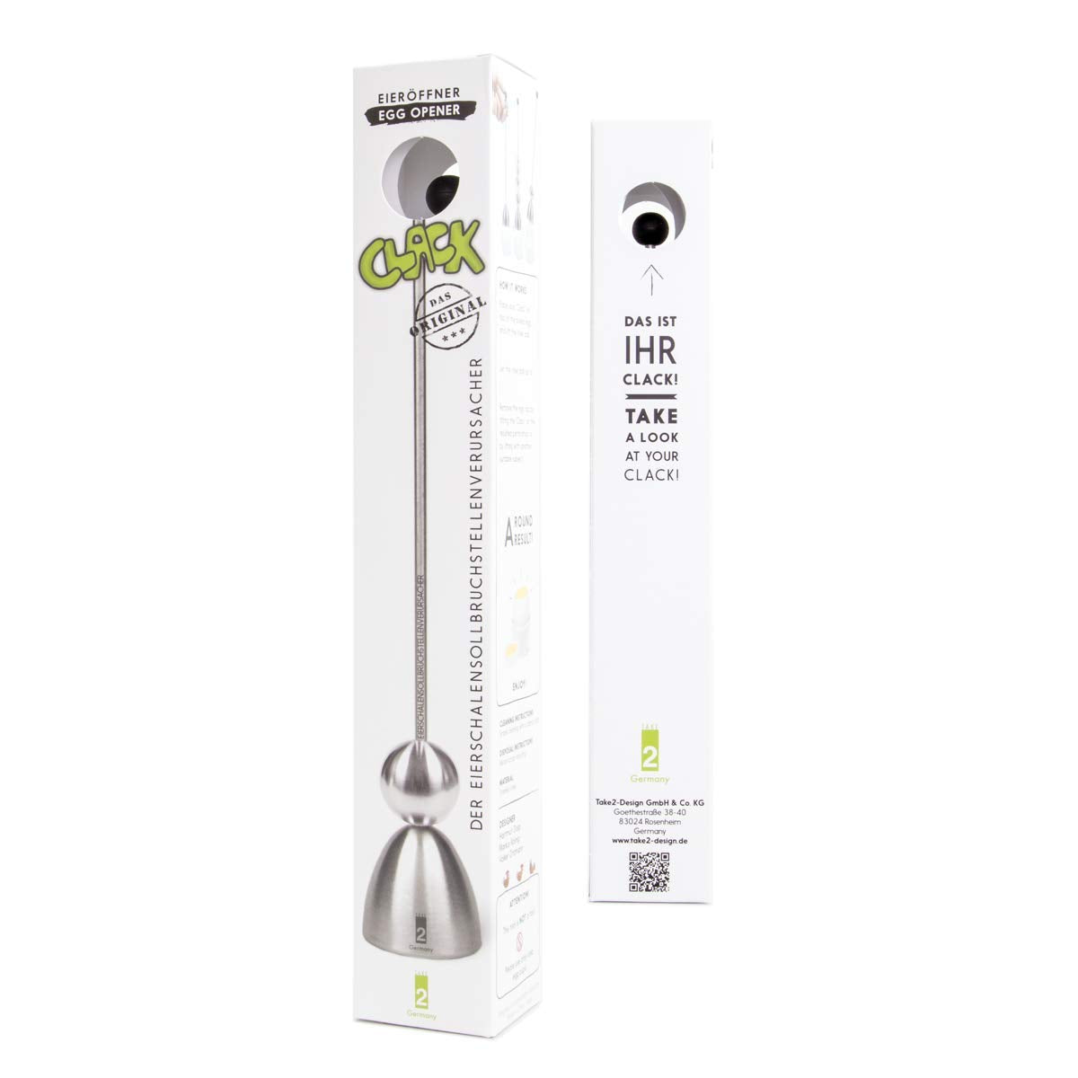 TAKE 2 Alemania Clack con tapa de madera, acabado premium