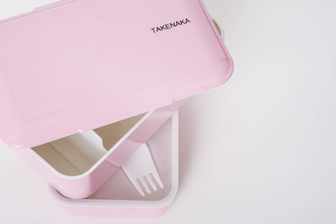 TAKENAKA Bento Bite Dual: apto para microondas para calentar fácilmente