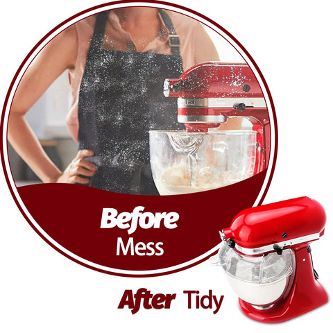 Taladad diseño con tapa rápida para KitchenAid simplifica instalación y limpieza.