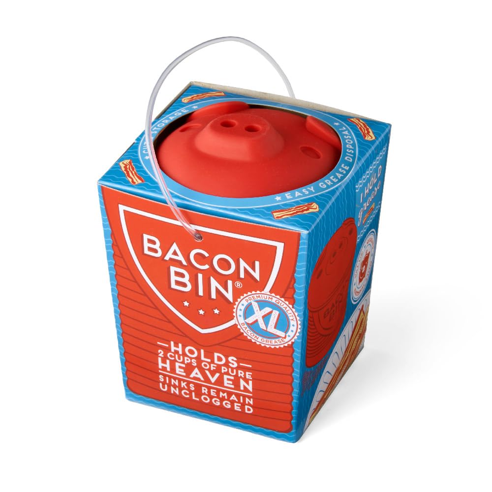 Bacon Bin de Talisman Designs: apto para microondas y refrigerador.