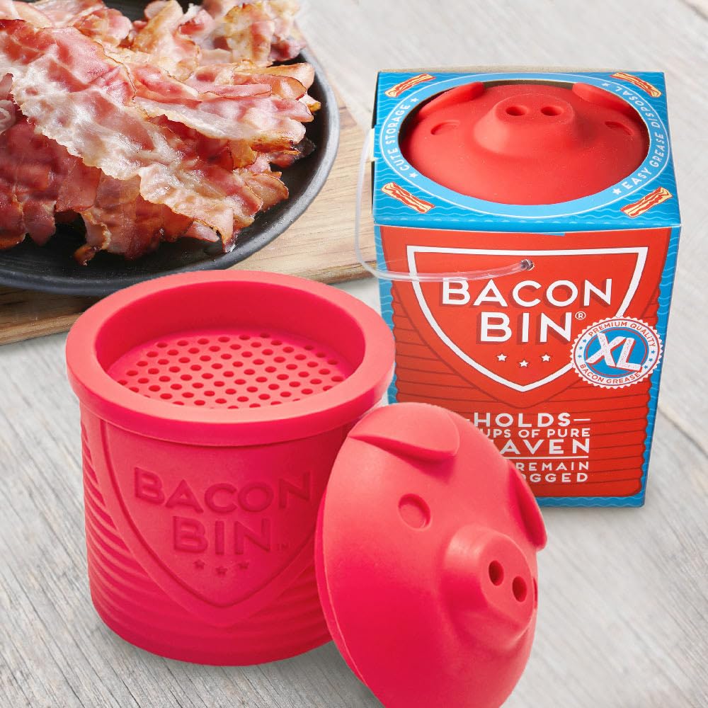 Bacon Bin de Talisman Designs: recoge trozos y evita derrames al verter.