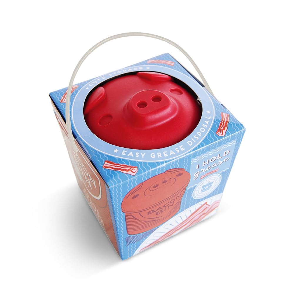 Talisman Designs contenedor grasa tocino mantiene la grasa limpia para futuras recetas.