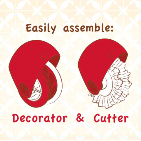 Talisman Designs cortador de masa para bordes ondulados y decorativos.
