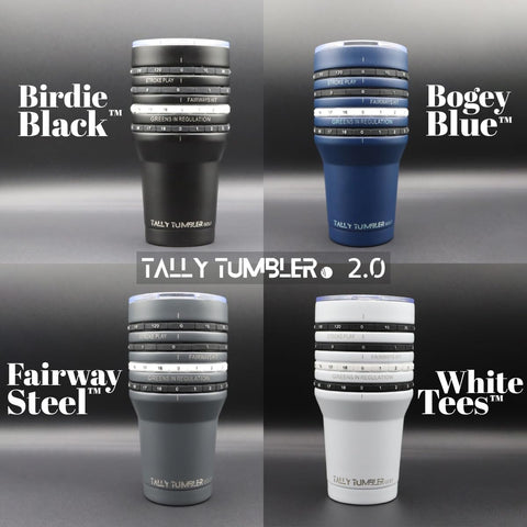 Tally Tumbler con contador de golpes para golf