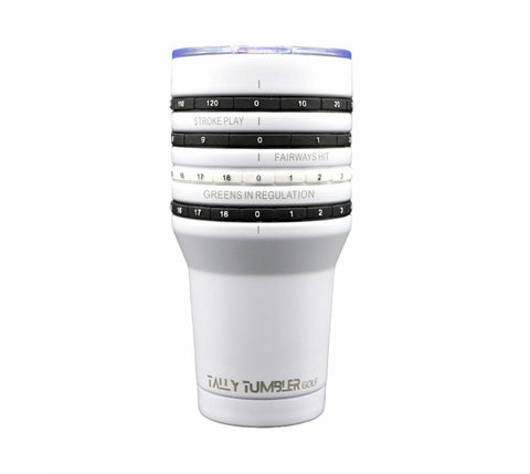 Tally Tumbler con tapa sellada para evitar derrames en el campo de golf