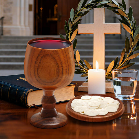 Talpgod set solemnidad para altar liturgia, realza la experiencia ritual.