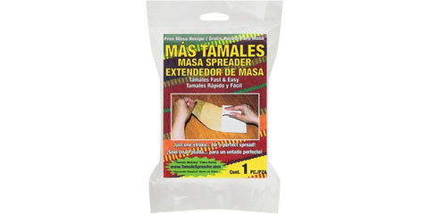 Tamales repartidor de masa blanco para una capa suave y uniforme.