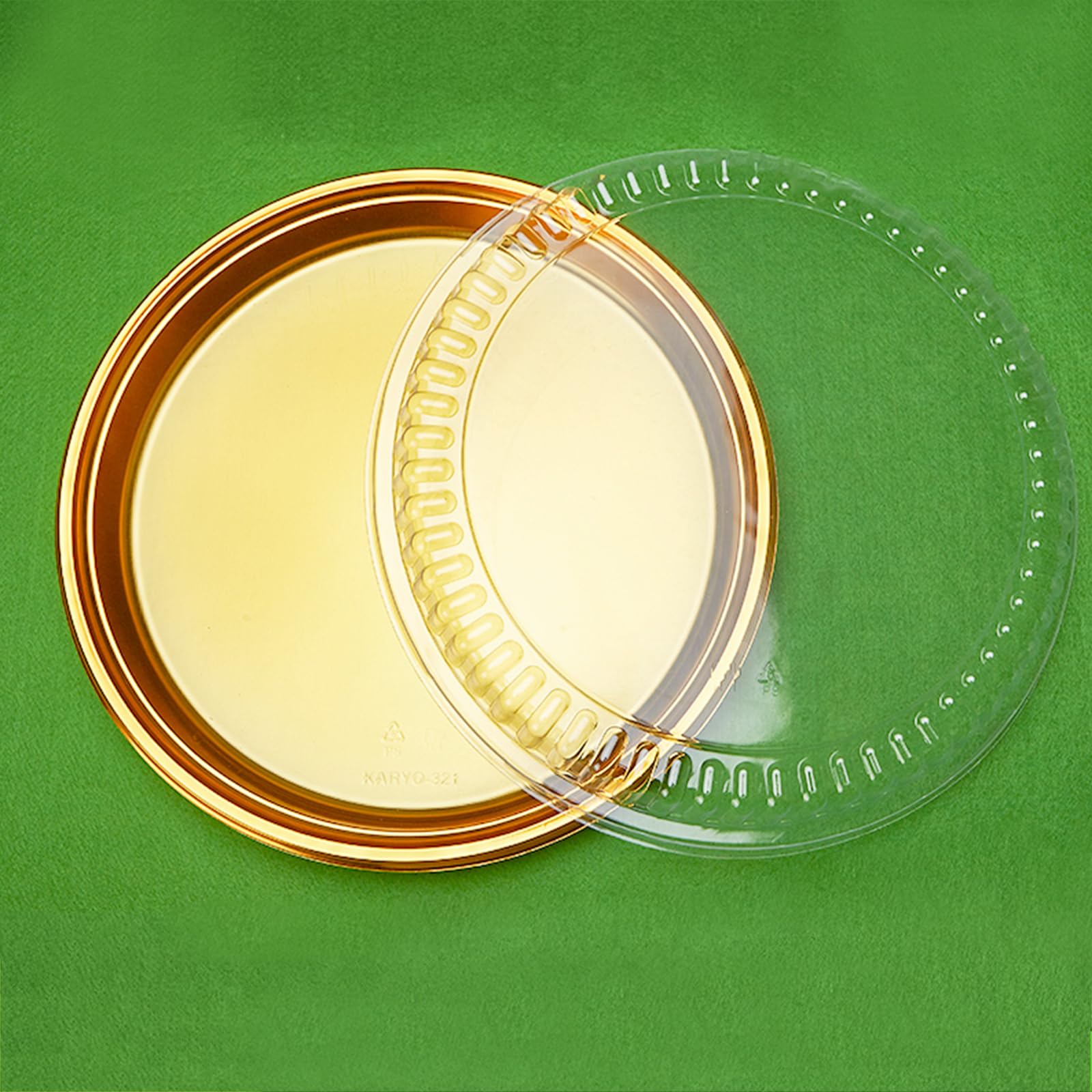 Tamnjvrr envase porciones deseable con tapa, ideal para servir porciones y pasteles en eventos.