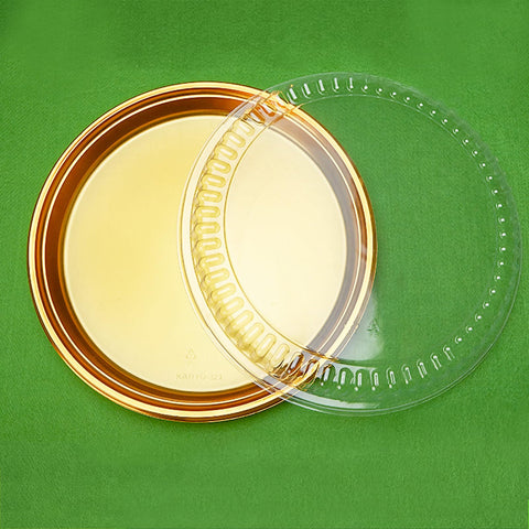 Tamnjvrr envase porciones deseable con tapa, ideal para servir porciones y pasteles en eventos.