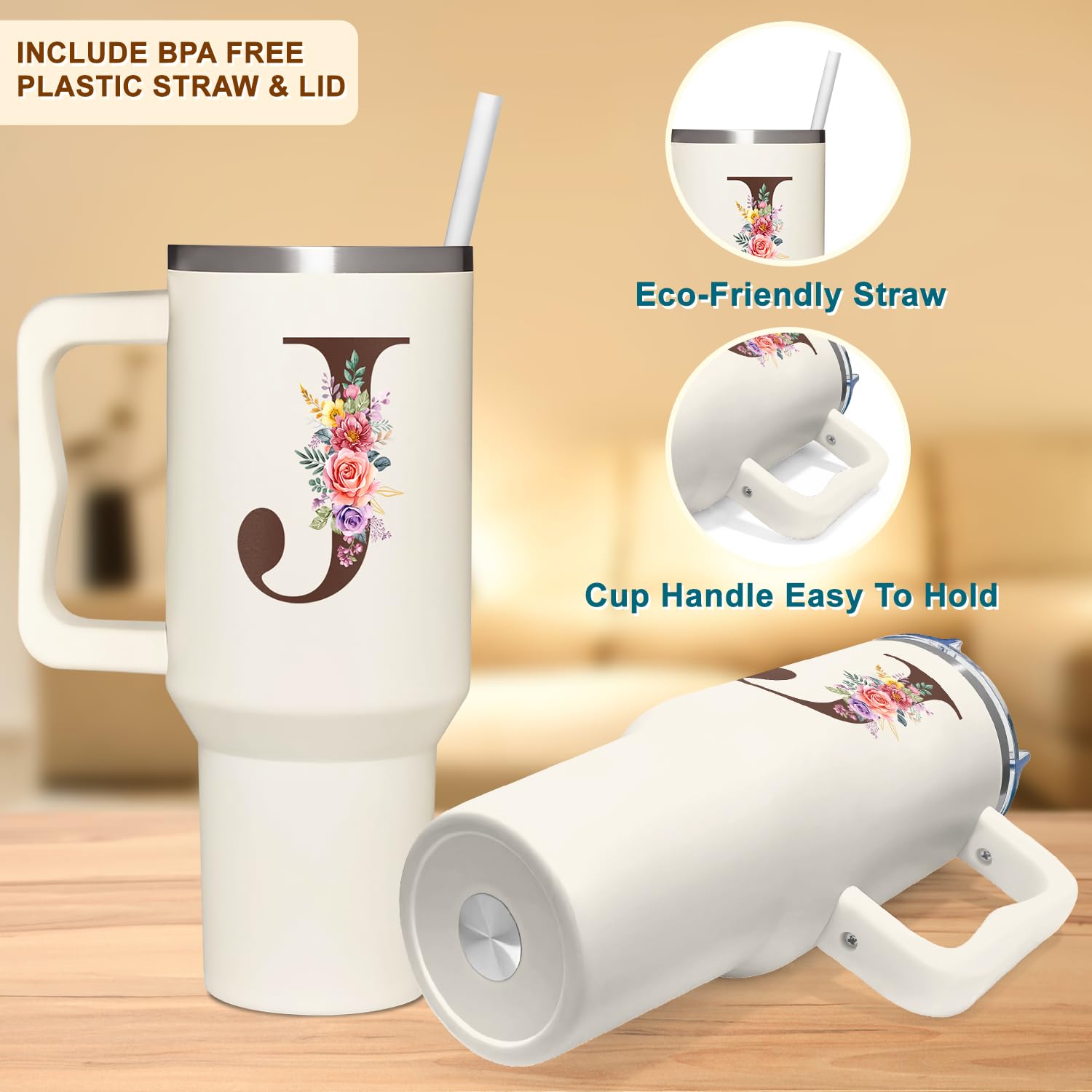 TAMUNBEE tumbler 40 onzas en acero inoxidable de grado alimentario.