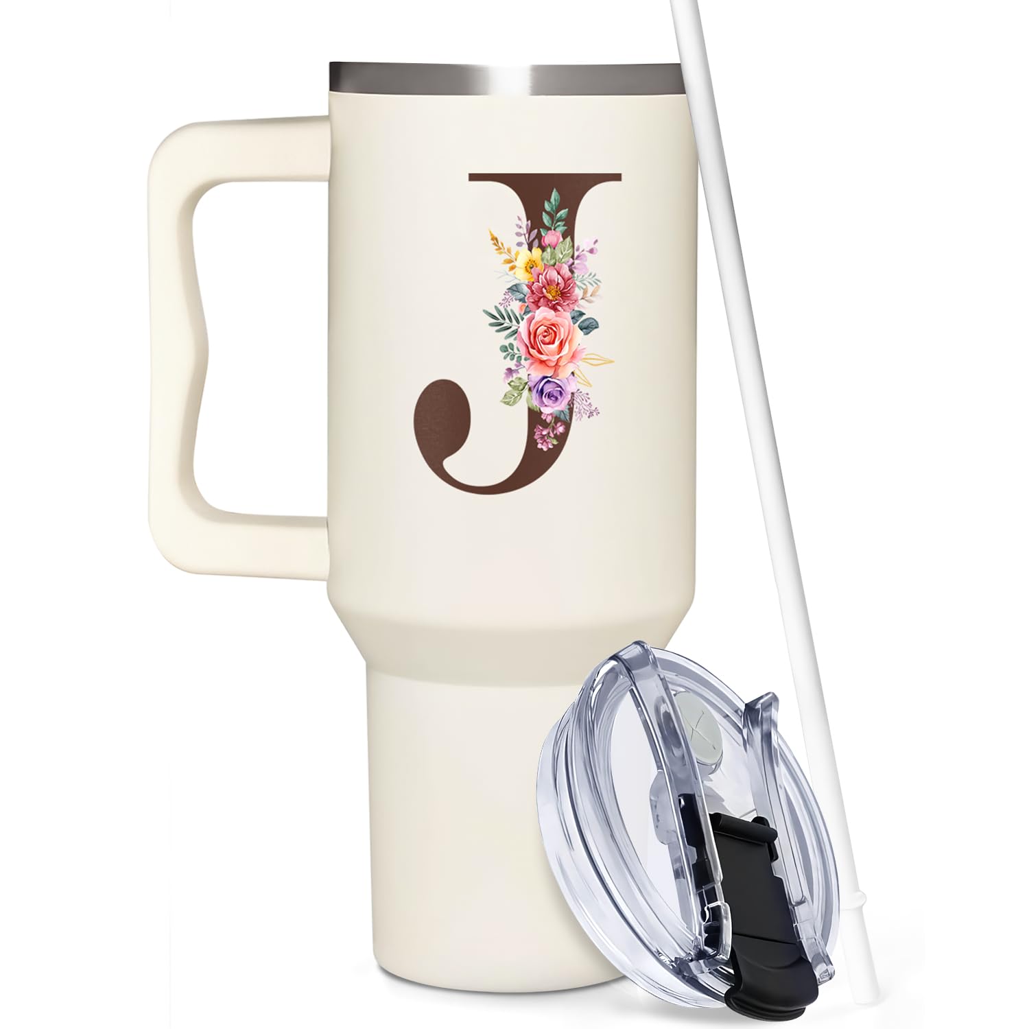 TAMUNBEE tumbler 40 onzas con monograma: regalo único y elegante.