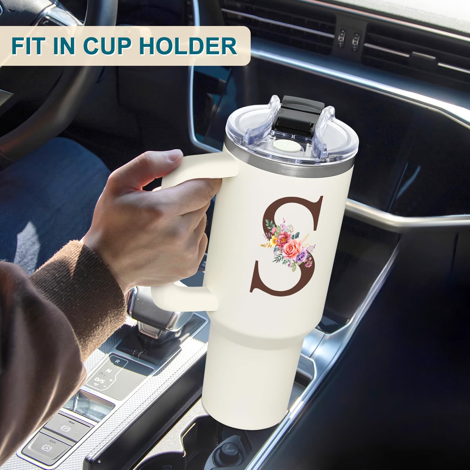 TAMUNBEE tumbler 40oz regalo personalizado, ideal para mamá o amiga.