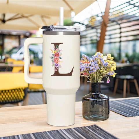 TAMUNBEE tumbler con mango ergonómico, cómodo de sostener en cualquier actividad