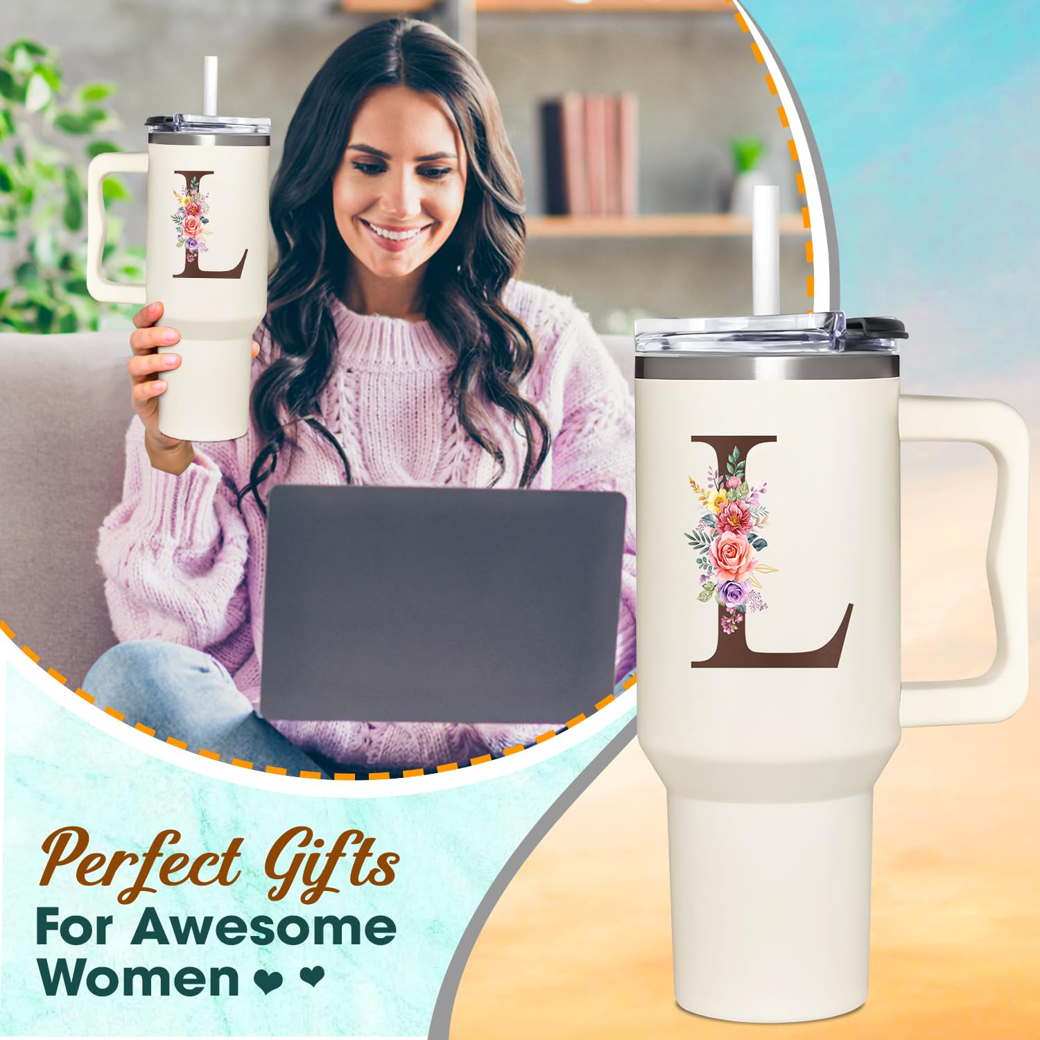 TAMUNBEE tumbler para coche, cabe en porta-bebidas y va contigo