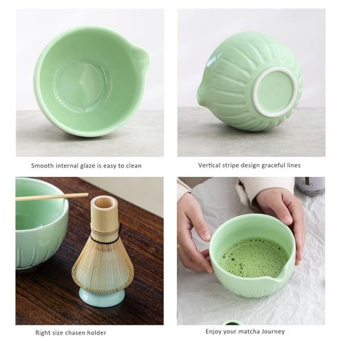 Tang Pin batidor de bambú chasen, mezcla suave para el matcha