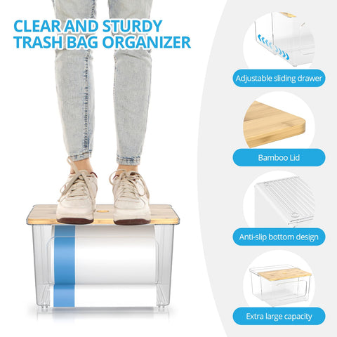 Tangyinus, compatible con bolsas de 13, 30 y 33 galones para mayor versatilidad.
