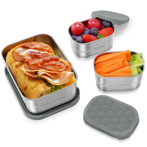 Tanjiae lonchera grande 25 onzas con tapa de silicona, para comidas completas.