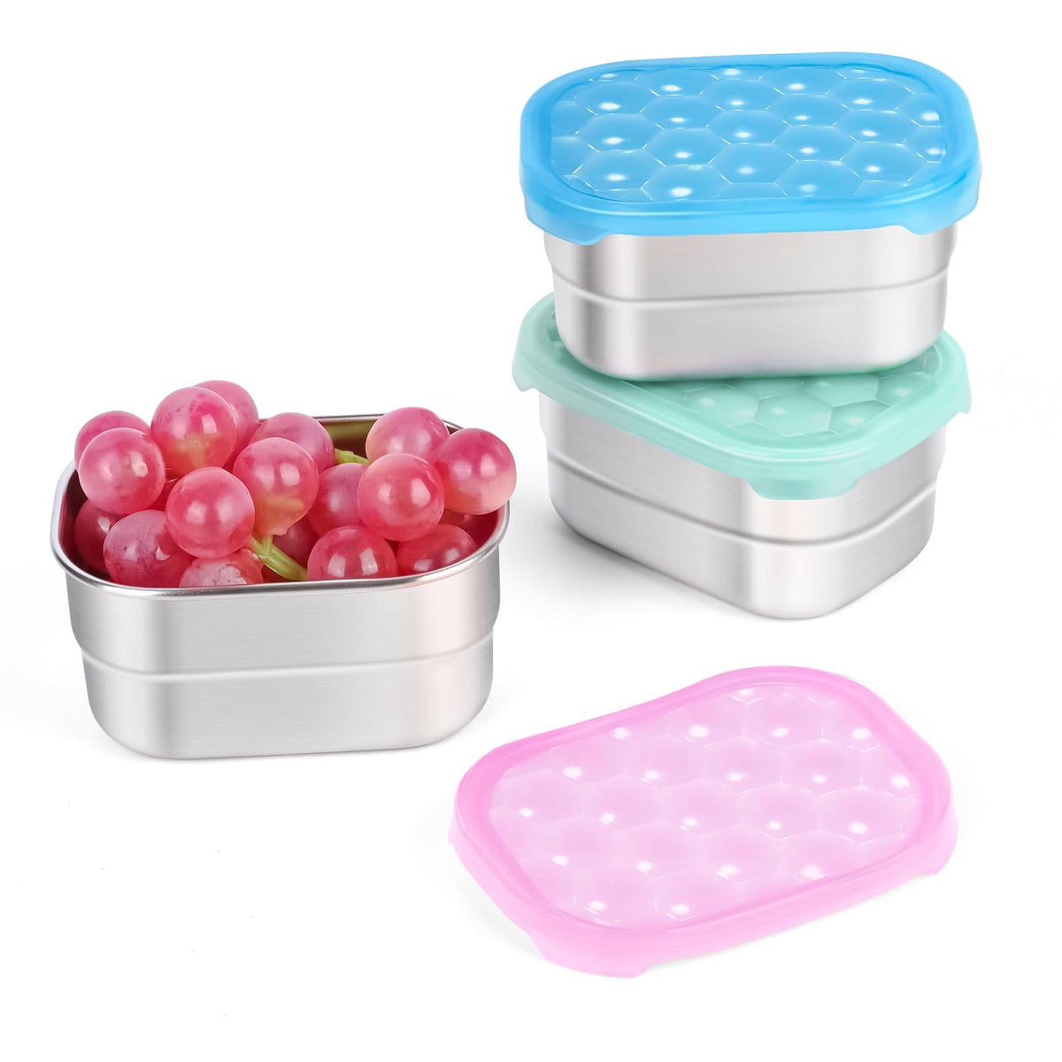 Tanjiae Snack Pro envase de acero inoxidable para meriendas seguras y reutilizables