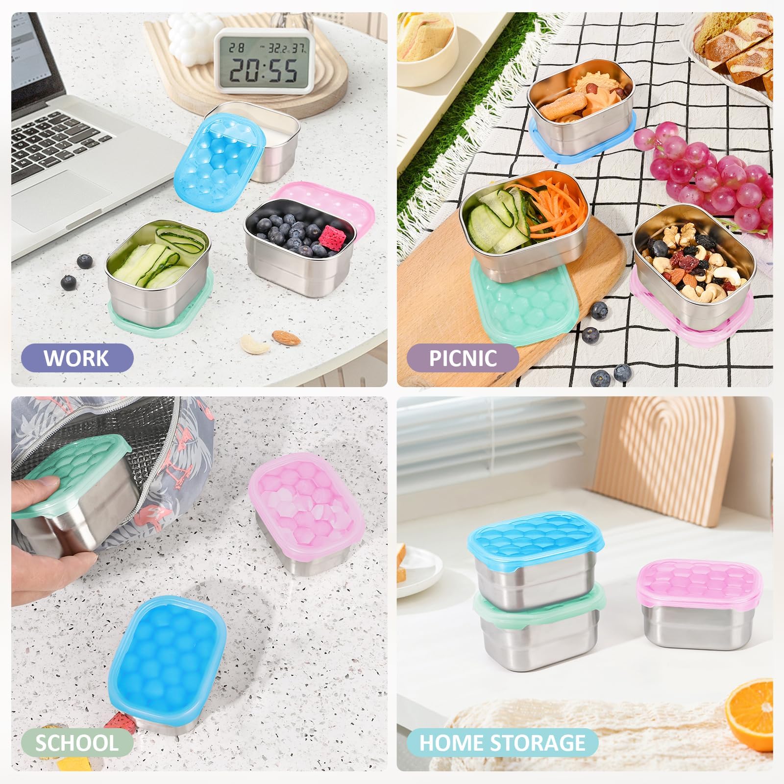 Tanjiae Snack Pro perfecto para escuela y guardería, porciones controladas