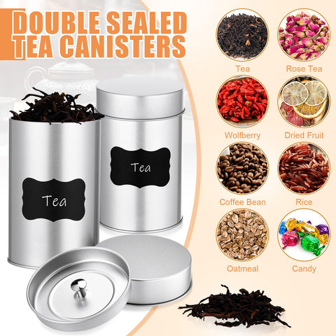 Latas Tanlade con doble tapa para proteger el té de la luz y la humedad.
