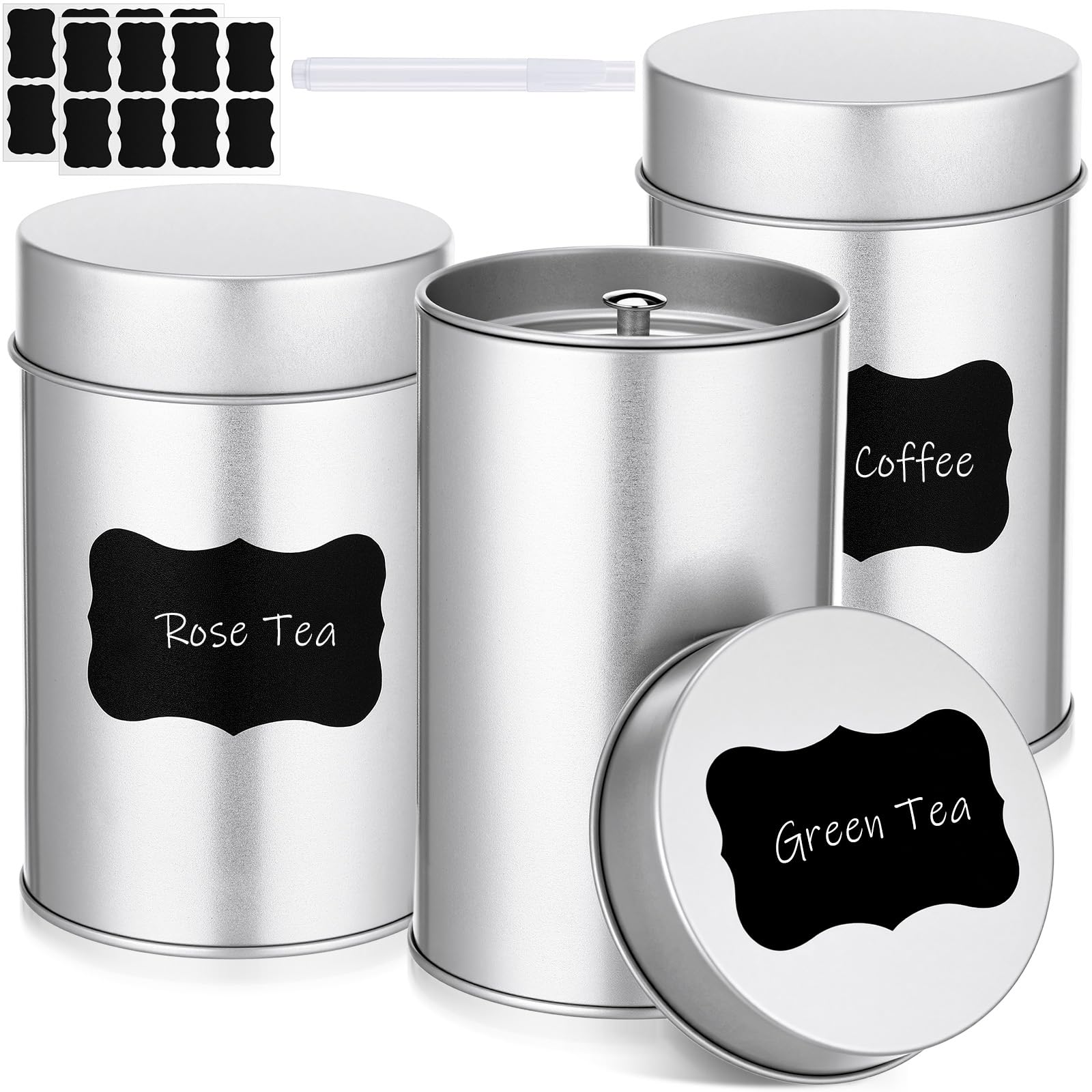 Tanlade lata de té metálica con doble cierre para conservar aroma y frescura.
