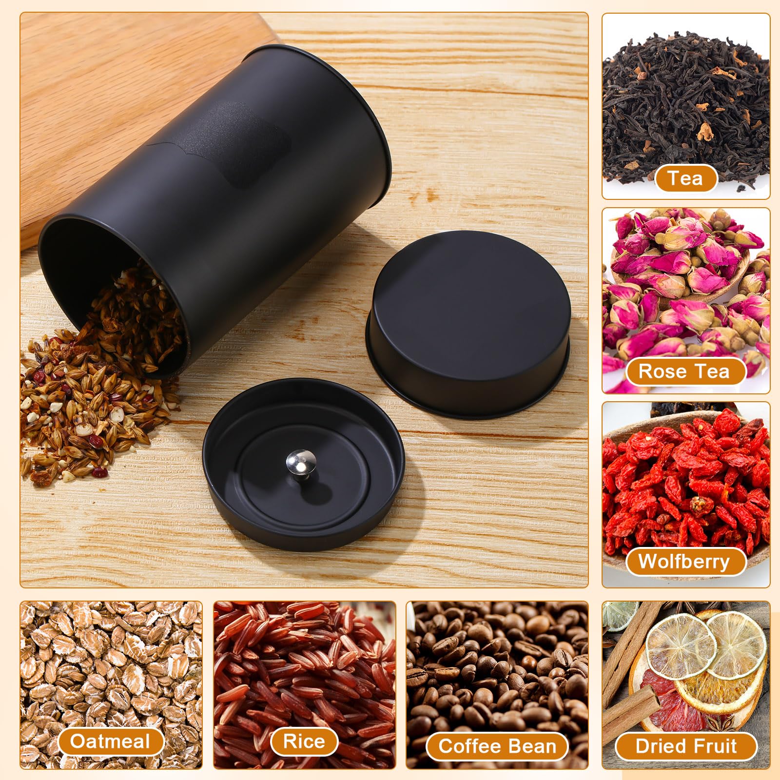 Tanlade latas con capacidad de 14 oz para té o café