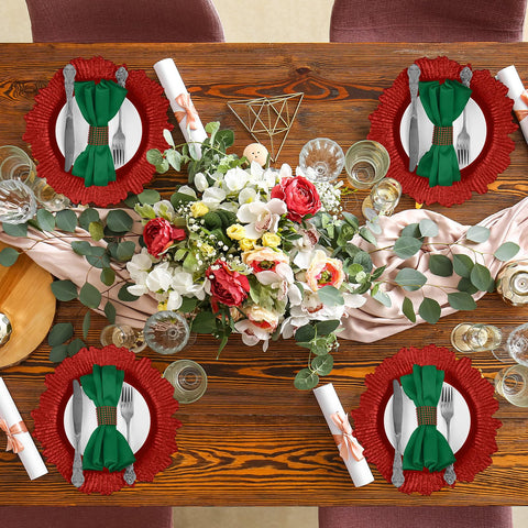 Tanlade cargadores navideños para boda y fiesta decorativos